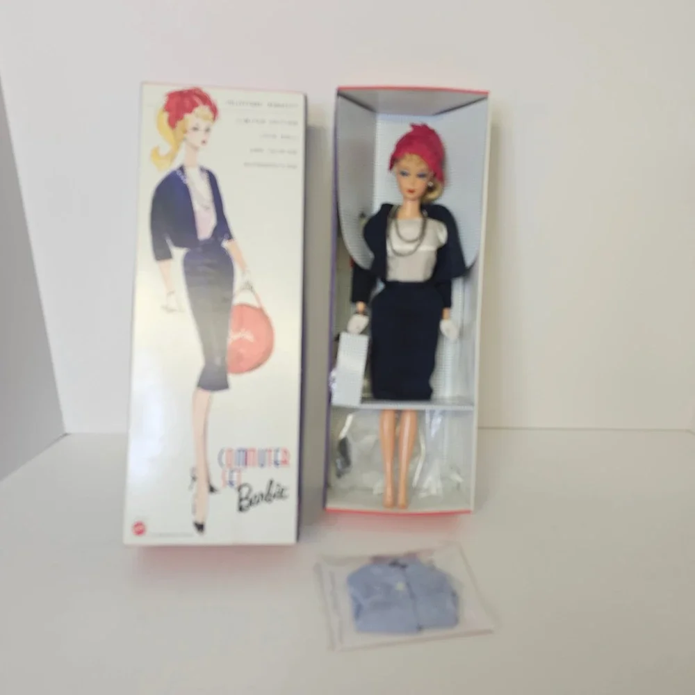 Barbie Commuter Set Collectors Request 1959 Reproduction Doll 21510 Mattel